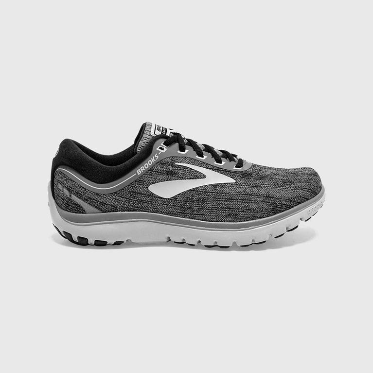 Brooks Pureflow 7 Israel - Women's Road Running Shoes - Grey (61307-TIPV)